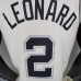 LEONARD#2 Spurs White NBA Jersey