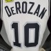 DeROZAN#10 Spurs White NBA Jersey