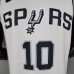 DeROZAN#10 Spurs White NBA Jersey
