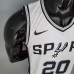 GINOBILI#20 Spurs White NBA Jersey