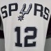 ALDRIDGE#12 Spurs White NBA Jersey
