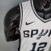 ALDRIDGE#12 Spurs White NBA Jersey