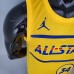 2021 ANTETOKOUNMPO#34 All-Star Yellow NBA Jersey