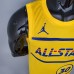 2021 CURRY#30 All-Star Yellow NBA Jersey