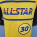 2021 CURRY#30 All-Star Yellow NBA Jersey