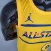2021 LILLARO#0 All-Star Yellow NBA Jersey