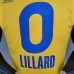2021 LILLARO#0 All-Star Yellow NBA Jersey