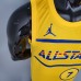 2021 BROWN#7 All-Star Yellow NBA Jersey