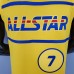 2021 BROWN#7 All-Star Yellow NBA Jersey
