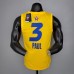 2021 PAUL#3 All-Star Yellow NBA Jersey