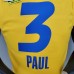 2021 PAUL#3 All-Star Yellow NBA Jersey