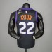 New AYTON#22 Suns City Edition Black NBA Jersey