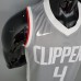 2021 RONDO 4 Los Angeles Clippers Bonus Edition Grey NBA Jersey 8143051