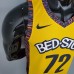 BIGGIE 72 Brooklyn Nets Commemorative Edition Yellow NBA jersey 3410296