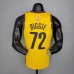 BIGGIE 72 Brooklyn Nets Commemorative Edition Yellow NBA jersey 3410296