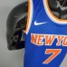 2021 ANTHONY 7 New York Knicks Blue NBA Jersey 9291211