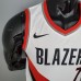 2021 ROY 7 Trail Blazers Home White NBA Jersey 8773805
