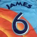 Los Angeles Lakers LeBron James Slam dunk 6 Blue Orange NBA Jersey 6008423