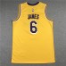 Los Angeles Lakers 6 Retro Yellow NBA Jersey 2622873
