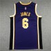 Los Angeles Lakers 6 Retro Purple NBA Jersey 5774994