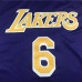 Los Angeles Lakers 6 Retro Purple NBA Jersey 5774994