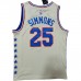 Philadelphia 76ers 25 Ben Simmons Bonus Edition White NBA Jersey 2932725