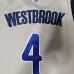 Washington Wizards 4 Russell Westbrook City Edition Gray NBA Jersey 9232456