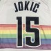 Denver Nuggets 15 White Snow Mountain City Edition NBA Jersey 5680309