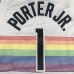Denver Nuggets 1 White Snow Mountain City Edition NBA Jersey 6160999