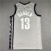 Brooklyn Nets 13 Gray NBA Jersey 3233160