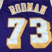 Los Angeles Lakers 73 Retro Purple NBA Jersey 728517