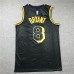 Los Angeles Lakers 8 Black Retro NBA Jersey 5184495