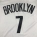 Brooklyn Nets 7 White NBA Jersey 8037629