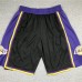 Los Angeles Lakers Black Purple Bonus Edition NBA shorts 1156448