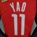 2021 YAO 11 Houston Rockets Red NBA Jersey 410331