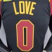 2021 LOVE 0 Cleveland Cavaliers JORDAN Theme Limited Edition Black NBA Jersey 2878438