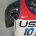 2021 Olympic Games TATUM 10 USA Team USA White Red NBA Jersey 1288837