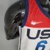 2021 Olympic Games LILLARD 6 USA Team USA White Red NBA Jersey 4463089