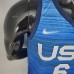 2021 Olympic Games LILLARD 6 USA Team USA Blue NBA Jersey 9460622