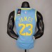 2021 James 23 Lakers Minneapolis Edition Blue NBA Jersey 307211
