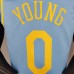 2021 Young 0 Lakers Minneapolis Edition Blue NBA Jersey 5436317