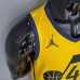 2021 MITHCELL 45 Utah Jazz JORDAN theme yellow NBA jersey 7772736