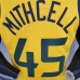 2021 MITHCELL 45 Utah Jazz JORDAN theme yellow NBA jersey 7772736