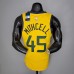 2021 MITHCELL 45 Utah Jazz JORDAN theme yellow NBA jersey 7772736