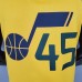 2021 MITHCELL 45 Utah Jazz JORDAN theme yellow NBA jersey 7772736