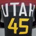 2021 MITHCHLL 45 Utah Jazz City Edition Jersey Black Red NBA Jersey 9533599