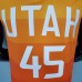 2019 MITCHELL 45 Season Utah Jazz Rainbow Gradient Orange NBA Jersey 2645581