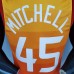 2019 MITCHELL 45 Season Utah Jazz Rainbow Gradient Orange NBA Jersey 2645581