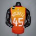 2019 MITCHELL 45 Season Utah Jazz Rainbow Gradient Orange NBA Jersey 2645581