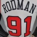 ROOMAN 91 Chicago Bulls white NBA jersey 4860148